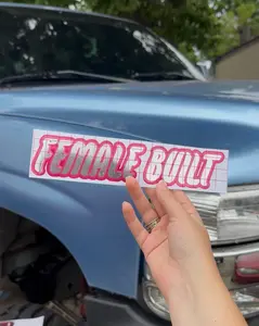 Female Built Decal