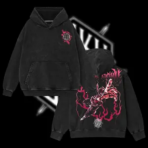 [Otaku Drip] Black Goku T-Shirt Oversized Vintage Anime Tee | Unisex Streetwear Cotton Top Inspired | Classic Japanese Anime Graphic Shirt for Fans and Collectors