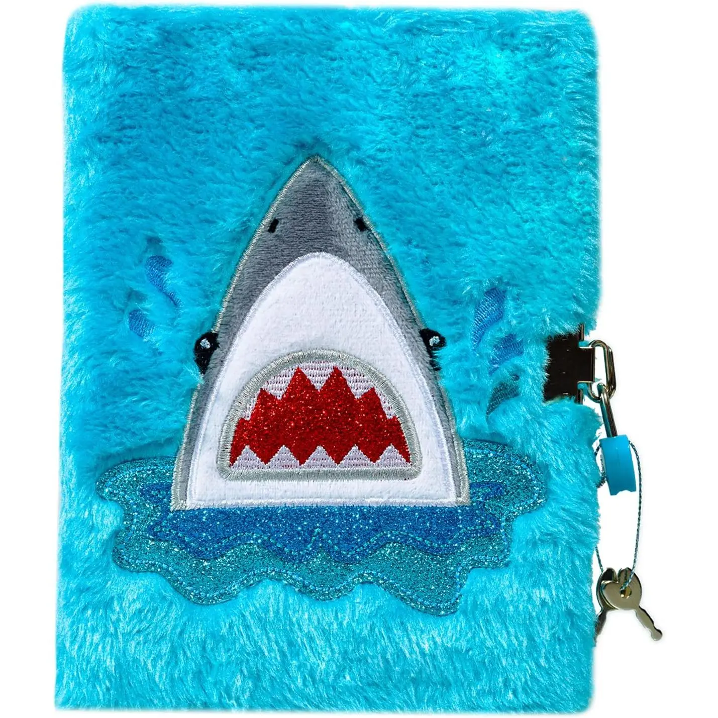 Journal Diary Gift for 6 7 8 Years Old Boys, Shark Notebook with Lock Secret Diary Writing Journal Birthday Gift for Kids
