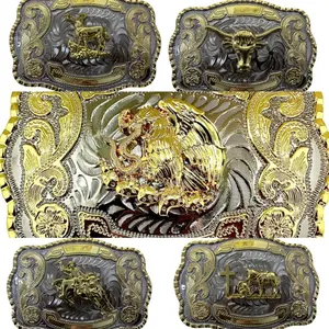 Large Mexican Emblem Belt Buckle, 5.5 x 4 Inches, Fits 1.5 Inch Straps, Vintage Style, Mexican Pride and Heritage, Intricate Design, Beautiful.car badge