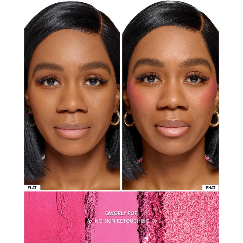 ONE/SIZE Cheek Clapper 3D Blush Trio Palette - Multi-Formula, Pigmented  Blush Trio | Cream, Powder & Blush Highlighter for Ultra-Intense Color & Radiant Cheeks