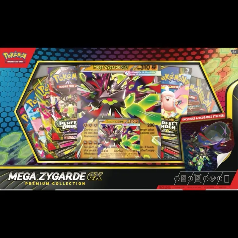 Pokemon TCG Mega Zygarde EX Premium Collection Card Set - For Collectors, No, Trading Card