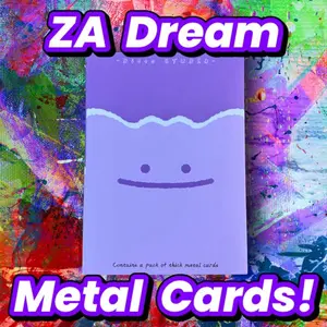 ZA Dream Metal Card Pokemon CCG - 1 Per Pack
