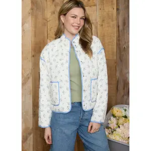 Floral Lightweight Quilted Jacket