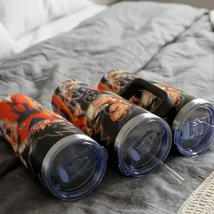 Goku Tumbler 20oz 40oz, Travel Mug with Handle and Straw, Gift For Anime Fans Water Bottles Drinkware Flasks