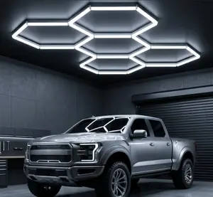 25 Pack Bigger Updated Size Hexagon Garage Light LED Adjustable for Warehouse Workshop Gym Basement Car Care Wash Room iluminacion led lamp manufacturer