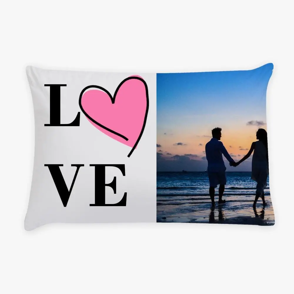 Photo Personalized LOVE Sleeping Pillow Case