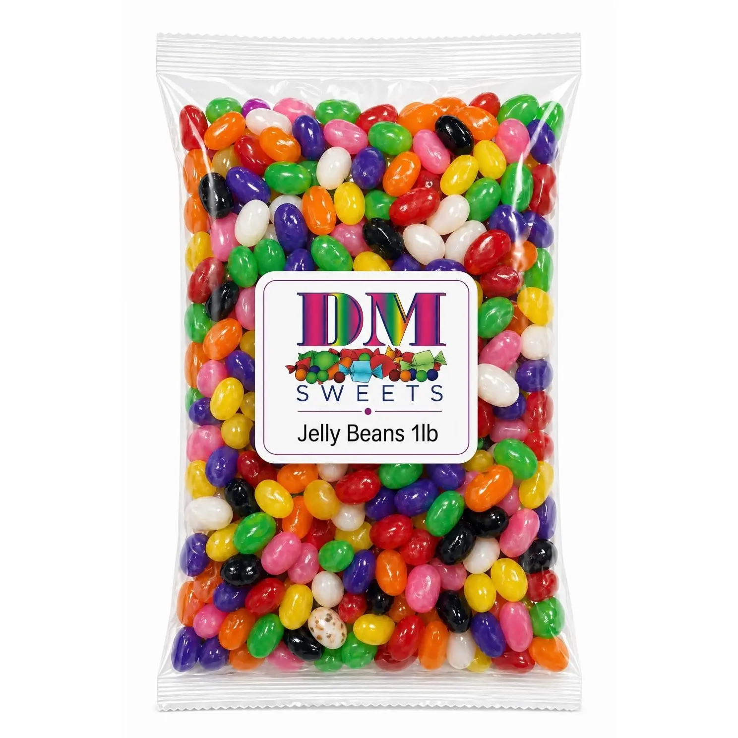 Assorted Fruit Jelly Beans – 1 lb Bulk Bag – Classic Chewy Candy in Mixed Fruit Flavors – Perfect for Parties, Candy Buffets, Easter Baskets, Offices & Everyday Snacking