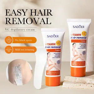 Hair Removal Cream : Fast Acting Depilatory Cream for Women and Men, Painless Smooth Skin on Legs Arms Bikini Line at Home