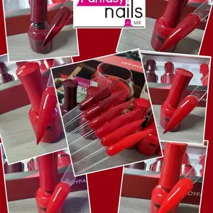 Red Gel Nail Polish 6 piece Collection Red Gel Nail Polish 6 piece Collection