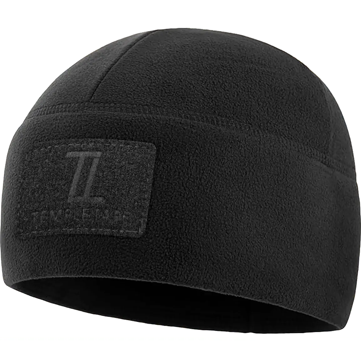 Temple Tape Premium Brushed Fleece Tactical  Watch Cap Warm Beanie - Velcro Patch Beanies