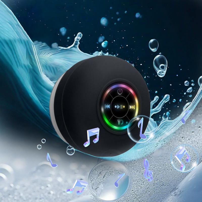 Portable Wireless BT Speaker, IPX4 Shower Wireless Speaker, USB ...