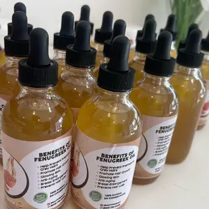 BENEFITS OF FENUGREEK OIL - Promotes Healthy Skin & Hair - 100% Natural Extract - Healthcare & Therapy Use Cosmetic