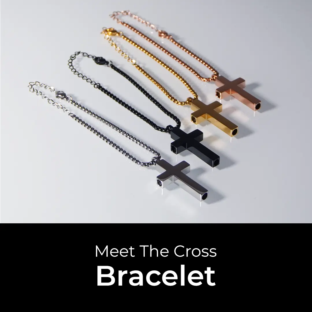 AUXGIN Cross Bracelet Breathing Tool For Stress & Anxiety Relief Breathwork