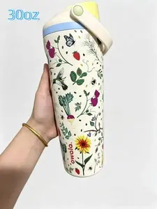 New - Owala FreeSip Sway Mother's Day Garden 30oz/900ml Water Bottle