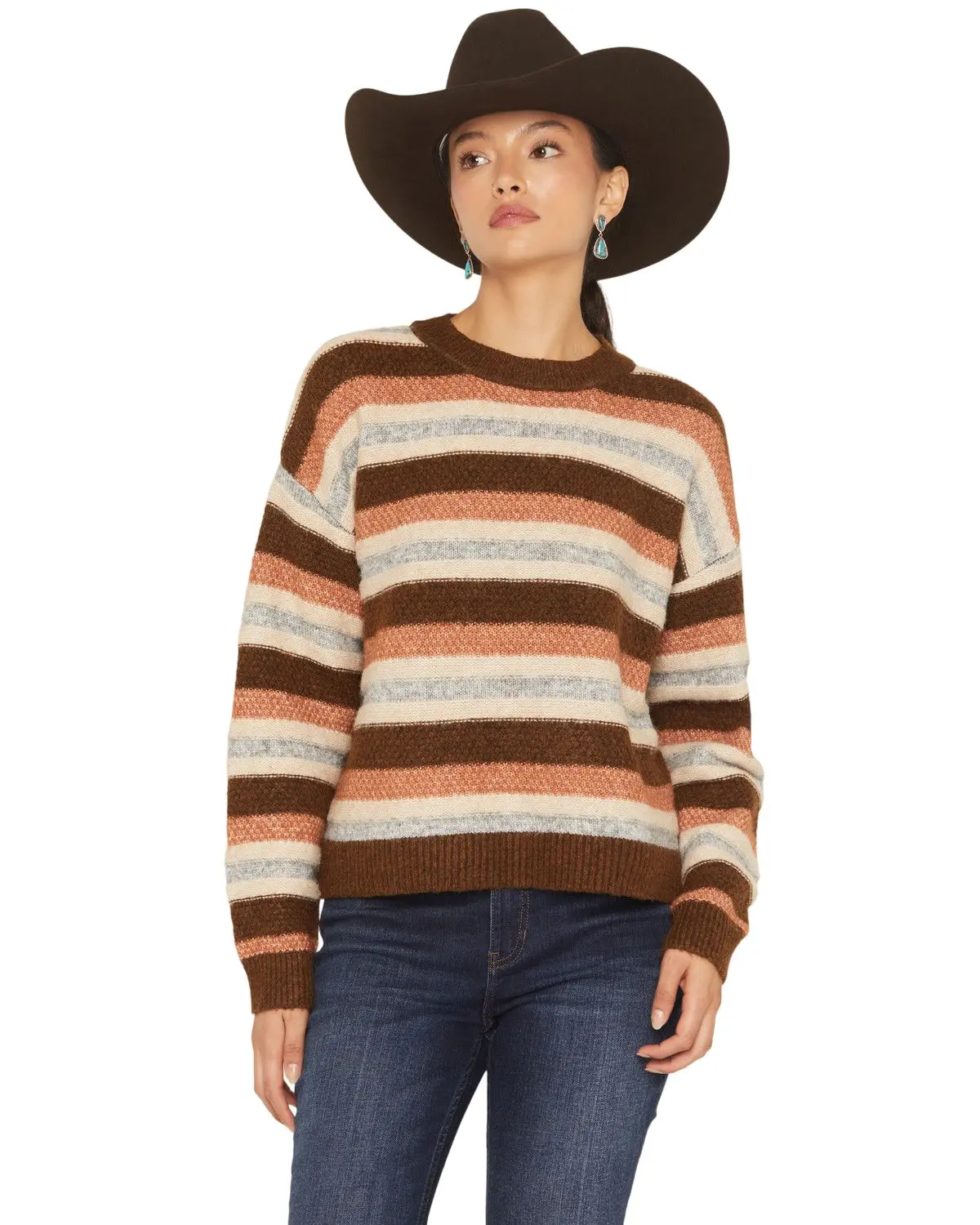 Shyanne Women's Women'S Reiner Striped Sweater - Swho25sw11-Or