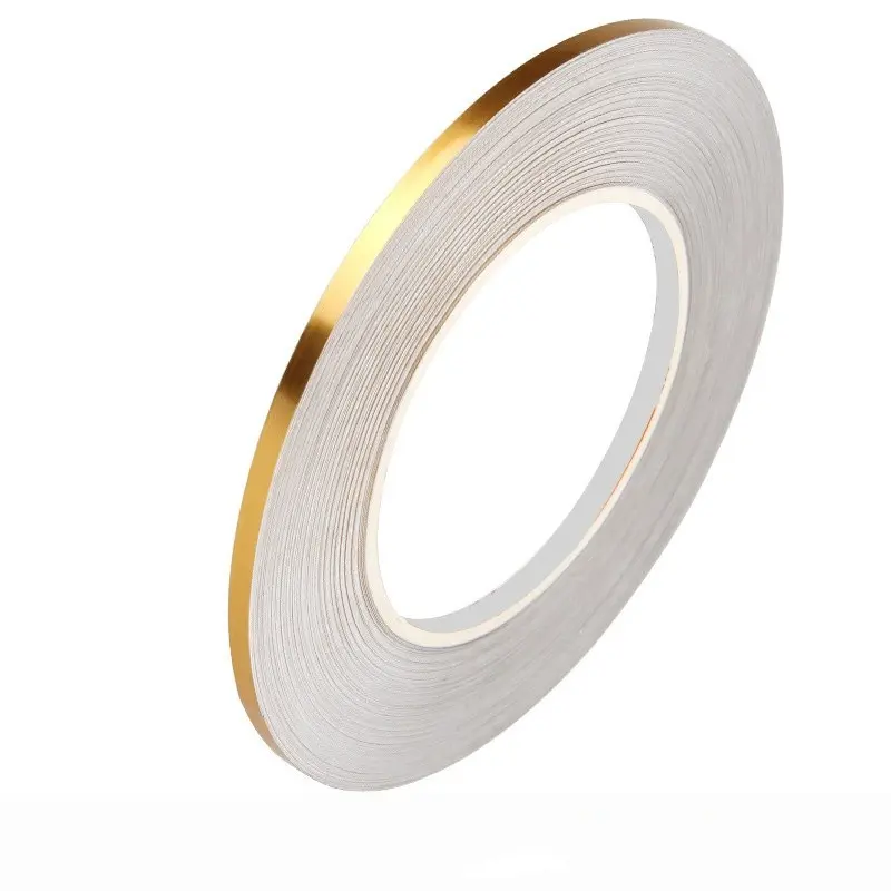 Self-Adhesive Tile Grout Sealer Strip Gold/silver Color Decorative Gap Filler Waterproof Durable Floor Brick Joint Line Cover Adhesive Waterproof Tape Waterproof Sealant Adhesive Tape Strips Self Sealing Adhesive