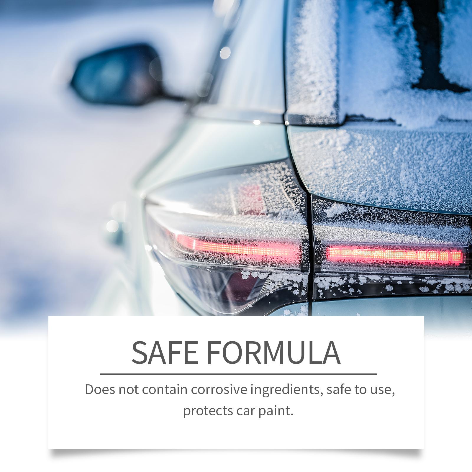Car Snow Removal Spray - 100ML Powerful Quick Defrosting Solution for Windshields & Windows - Efficient Ice Melting Formula