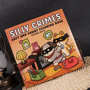 Comfortable Fun Coloring Book for Adults and Teens, Fun Illustrations, Perfect Gift for Christmas Birthday New Year, Model Xinghao Hb-001