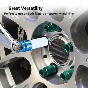 Pneumatic Wrench Socket Set for Tire Upgrades, Colorful Ultra-Thin Extended Socket, Essential Toolkit for Mechanics
