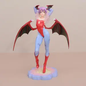 21cm Vampire: The Night Warriors Demon Warrior Lilith 1/7 PVC Action Figure Anime Figure Model Toys Collection Doll Gift