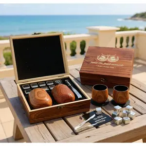 Handcrafted Charred Oak Sip Wood Bourbon - Christmas Gift For Whiskey Lovers, Leakproof Old Fashioned For Dad, Husband &