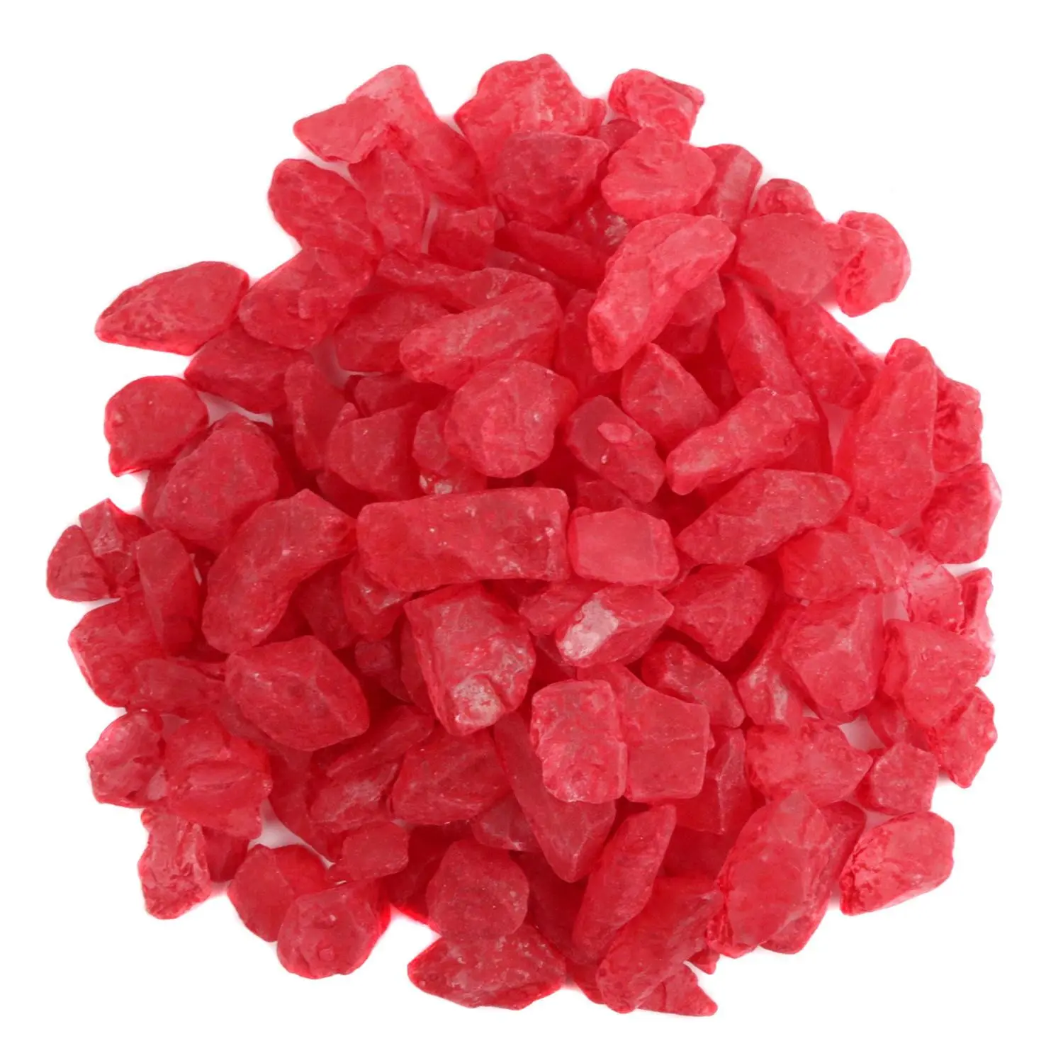 Rose's Rock Candy Crystals Bulk Strawberry Red  5lb