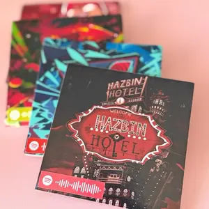 Anime Custom Interactive Coasters - Hazbin Hotel, love & deepspace,Tokyo Debunker etc. Designs for Fans of Anime and Interactive Accessories