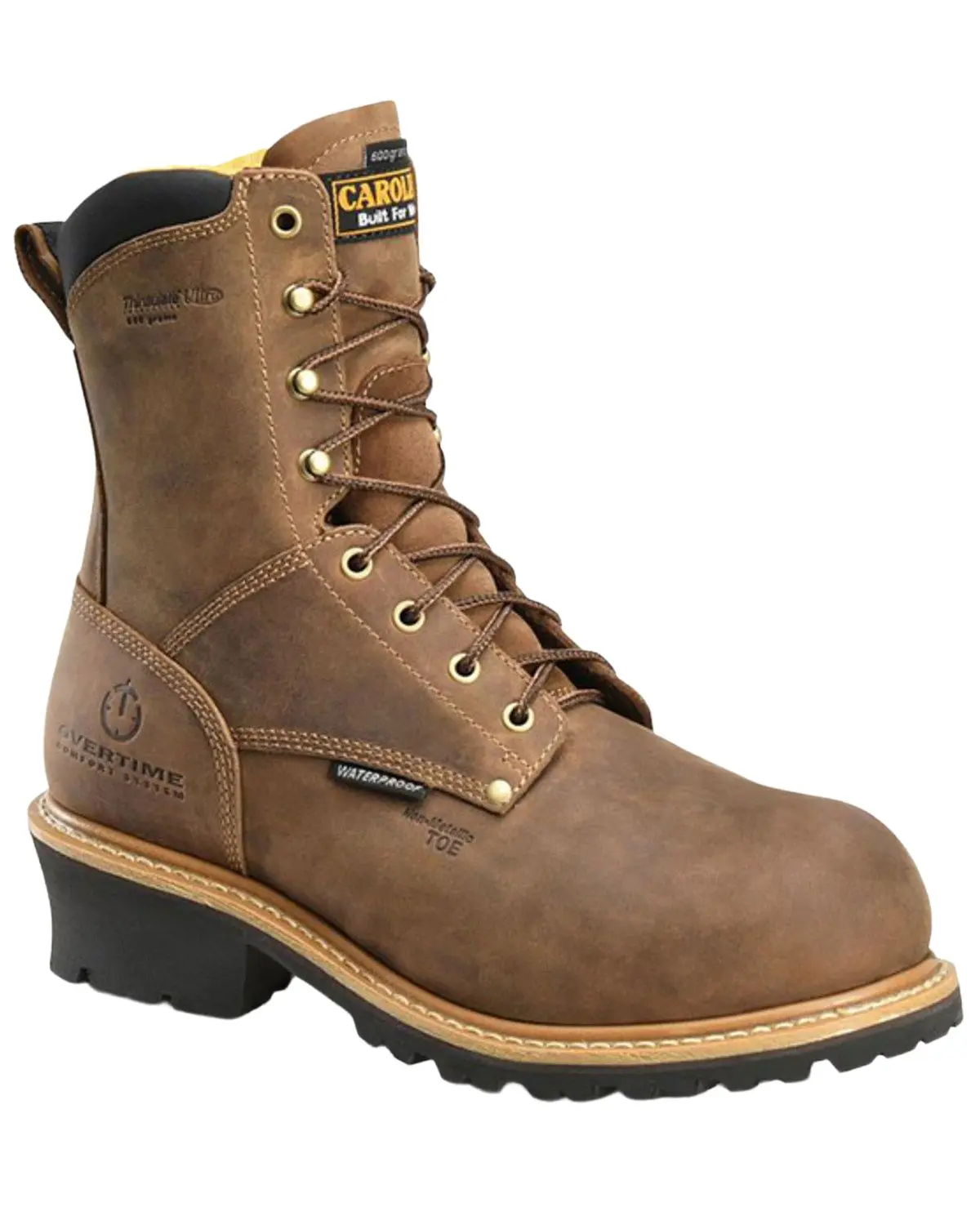Carolina Men's Men'S 8" Poplar Insulated Waterproof Logger Work Boot - Ca9851