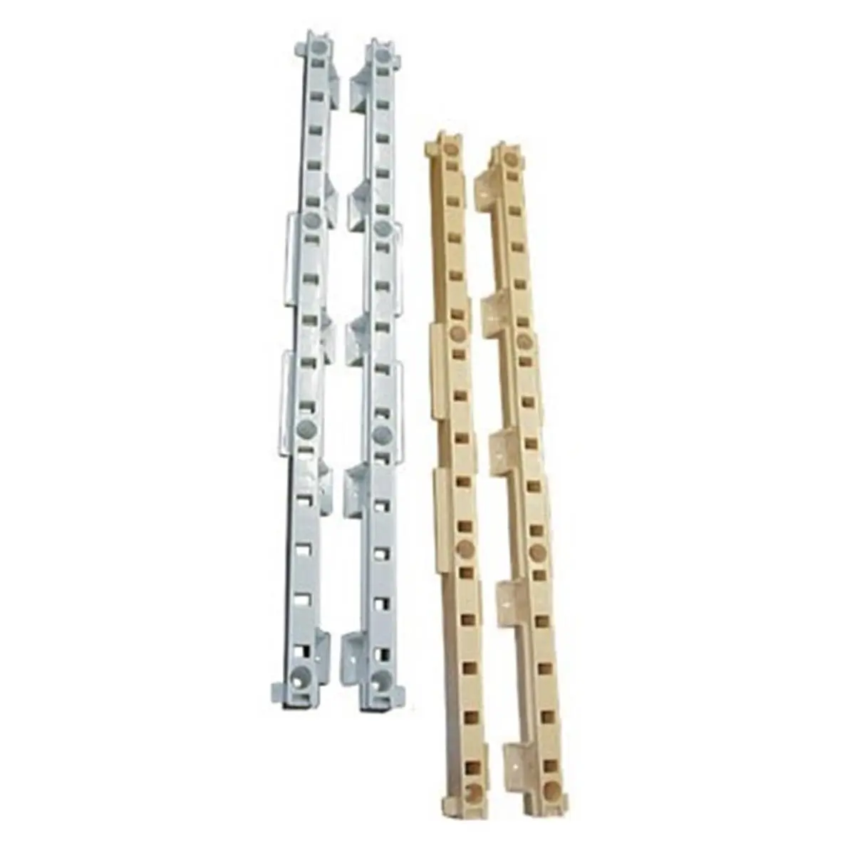 212 MAIN Tnb522 01 Adjustable Supports, 1.25" Projection, Beige, Fits Frameless Cabinets & Cabinet Members, Drawer Slide Compatible, Optimizes Storage, Includes Machine Screws & Hook Dowels, Standard Cabinet