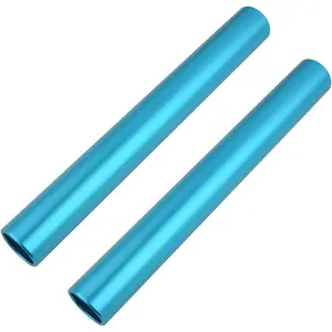 Pack of 2 Aluminium Track Field Relay Batons for Outdoor Field Race Running Practice Athlete