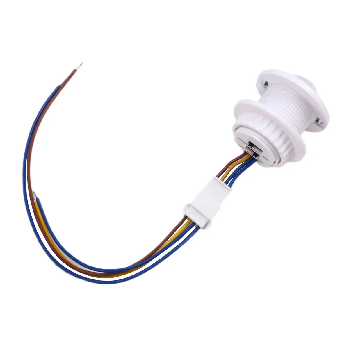 1 x Mini PIR Infrared Motion Sensor Light Switch - Car Interior Decoration Accessory, 110-220V AC Power, Auto On/Off, Adjustable Time Delay, 3-5m Range, LED Compatible, -20°C to +40°C, Lightweight Plastic Body, Indoor Use for Closet, Bathrooms
