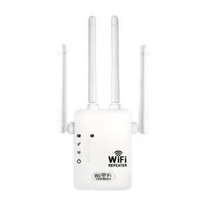 Wireless Wi-Fi Extender Repeater - Multi-Function Network Signal Amplifier, Router, and Receiver for Computers & Office Network Components, Wi-Fi Extender Repeaters