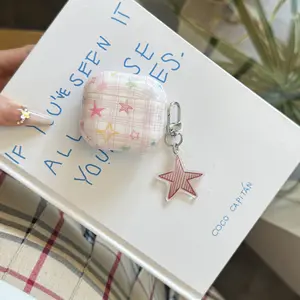 Irregular Line Star Design Earphone Case for Apple AirPods Pro 2/AirPods Pro/AirPods 4/AirPods 3/AirPods 2, Fashionable Women's Accessory