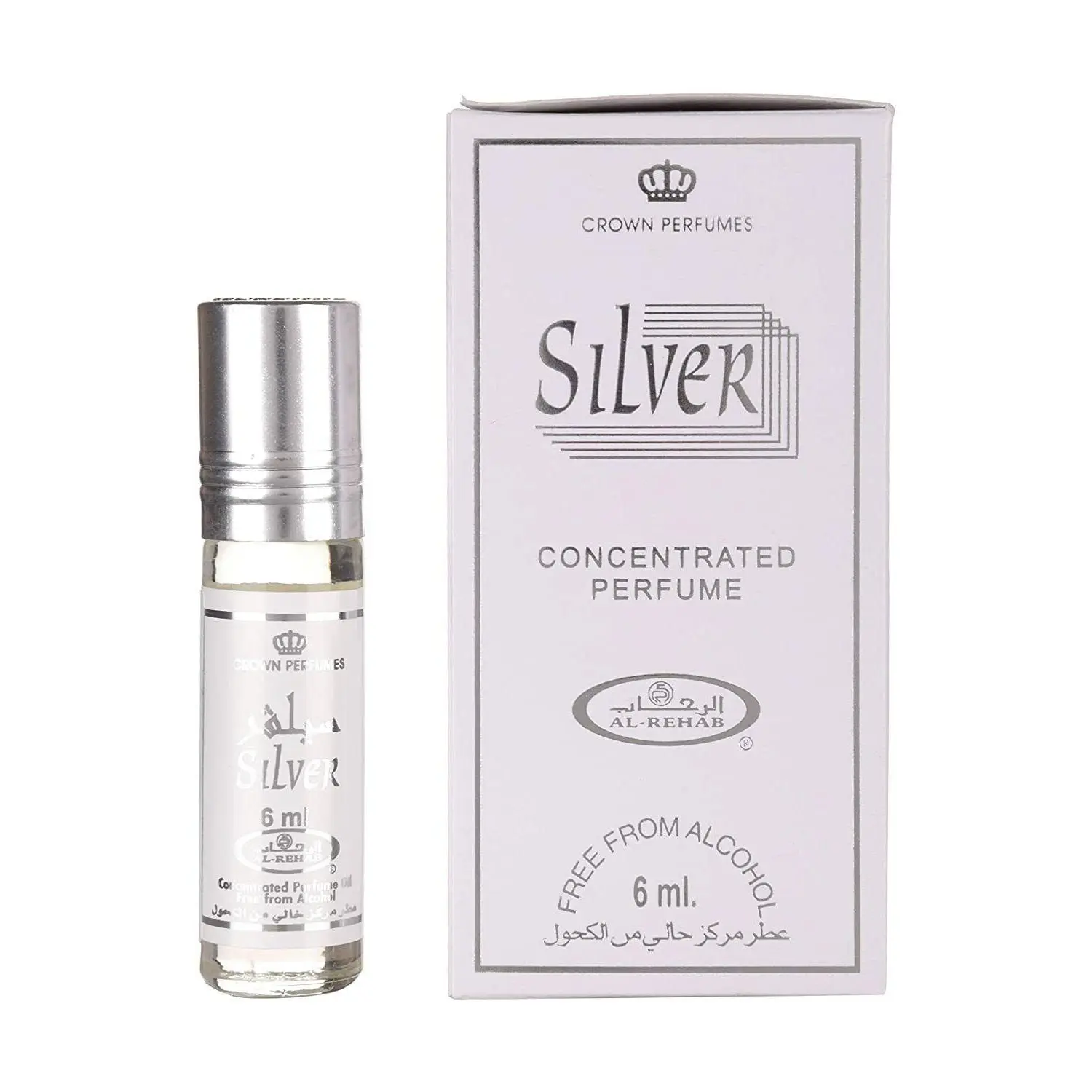 Silver 6ML Perfume Oil By Al Rehab