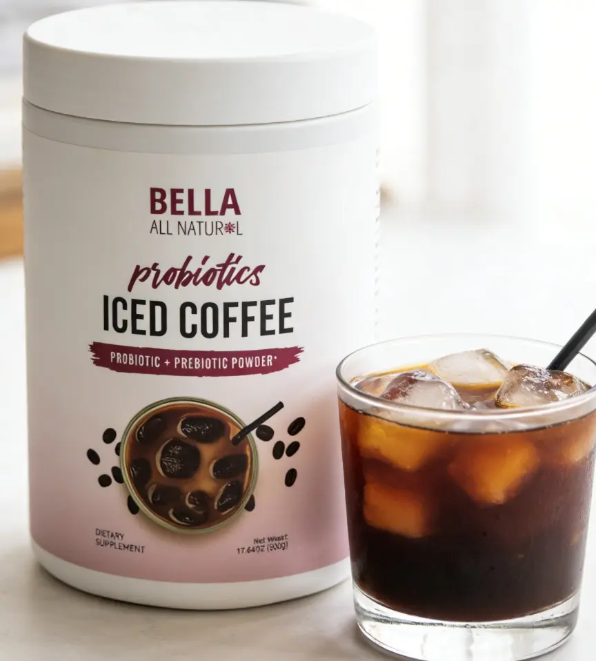 Bella Skinny Iced Coffee - All Natural, Great Taste, Contains Caffeine, 500g Pack