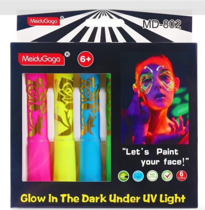 Water-Soluble DIY Face Paint For Halloween World Cup Fans, Facial Body Painting Pigments For Costume Parties And Sports Events, Safe Washable Easy To Apply Skin Decorations