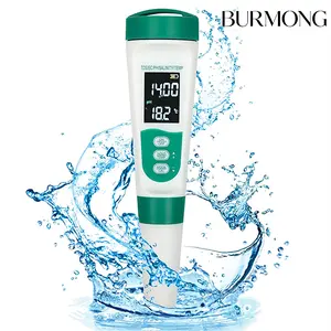 5-in-1 Digital pH Meter, Highly Accurate Water Quality Tester with Backlight Screen, pH/EC/TDS/Salinity/Temp Meter, 0.01 Resolution pH Tester, TDS Meter for Drinking Water, Pool, Aquarium