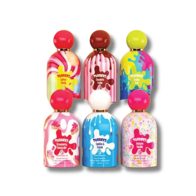 Tubbees Eau De Parfum for Kids and Women SET OF 6 PERFUMES 50Ml 1.7Oz by Grandeur