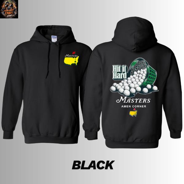 [Collection] T-shirts, hoodies, sweatshirts commemorating the 2026 Masters Golf Tournament, "Hit It Hard" printed t-shirts, Amen Corner Augusta style golf shirts, humorous gifts for male and female golfers.