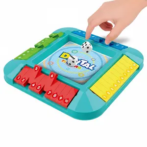 Shut The Box Dices Game Four-Sided Flip Board Table Family Games for Adults and Kids