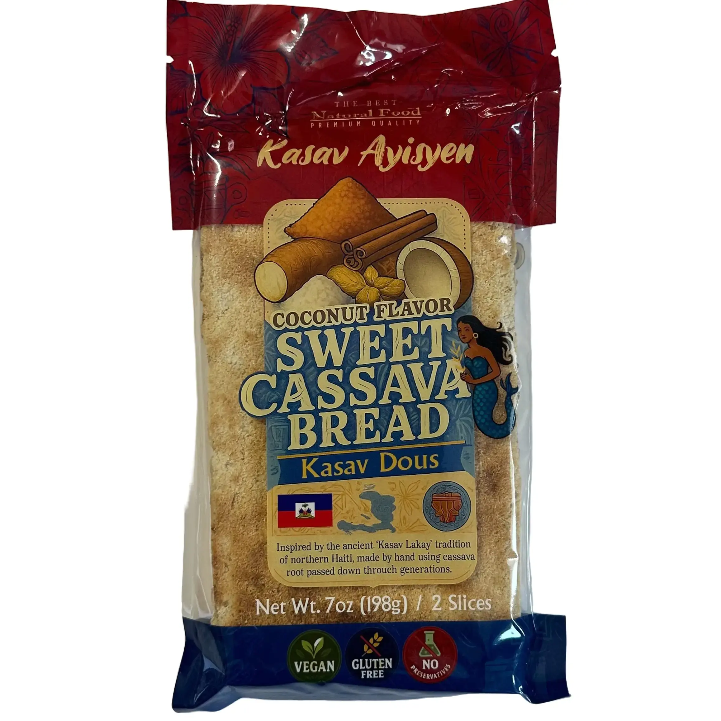 Sweet Cassava Bread, Plant-Based Gluten-Free Snack