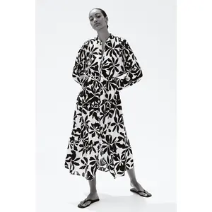 H&M Oversized crinkled dress