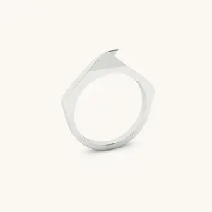Crest Minimalist Stacker Ring