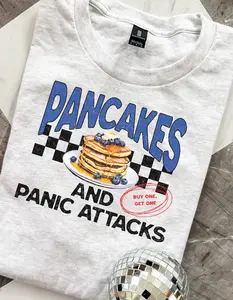 Pancakes And Panic Attacks Graphic Top