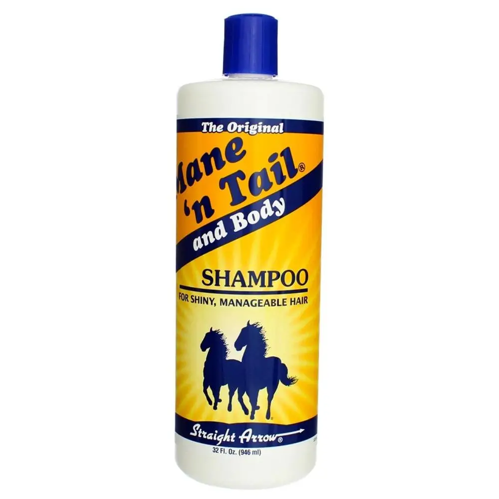 NSC Mane 'n Tail Hydrating Shampoo, pH Balanced Cleanser with Emollients & Hydrolyzed Collagen for Soft, Shiny Hair & Coat, 32 oz, Moisturizer, Haircare