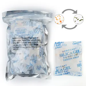 Silica Gel Packets 5 Gram 150 Pack, Color-Indicating Rechargeable Desiccant Packs Moisture Absorber for Food Storage, Electronics, Camera Lens, Toolboxes, 3D Printer Filament & Safes