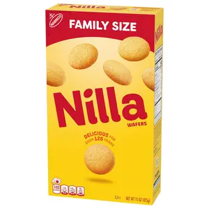 NILLA Wafers Cookies, Vanilla Wafers, Family Size, 15 oz