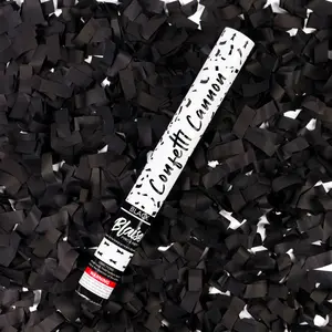 Black Confetti Cannon