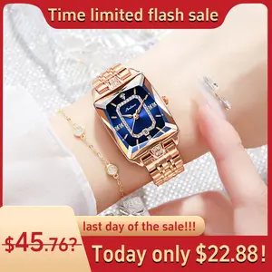 Women's Luxury Square Quartz Watch – Stylish, Versatile & Exquisite Waterproof Watch Whether paired with daily outfits to elevate style, or given as a birthday gift or party present, it is an excellent choice that showcases taste.
